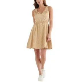 Lucky Brand Sleeveless Babydoll Dress, Size Large