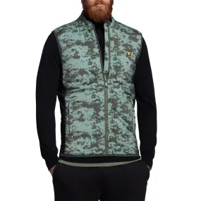 Lyle & Scott Seafoam Gilet  - Cactus Green / Stonewall Green