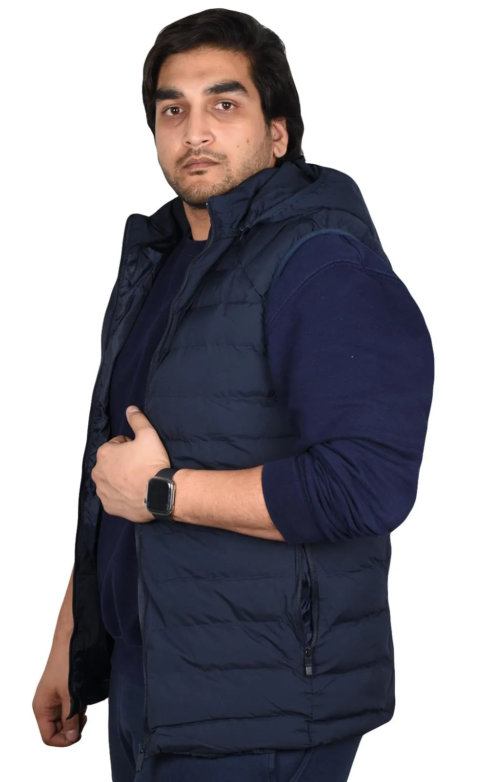 Mens Heated Hoodie Gilet