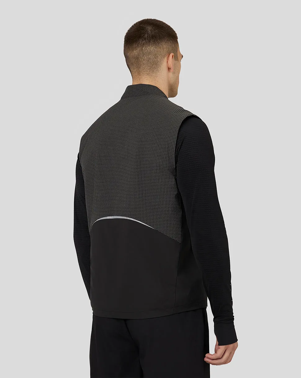 Men’s Light Hybrid Padded Gilet - Reflective Black