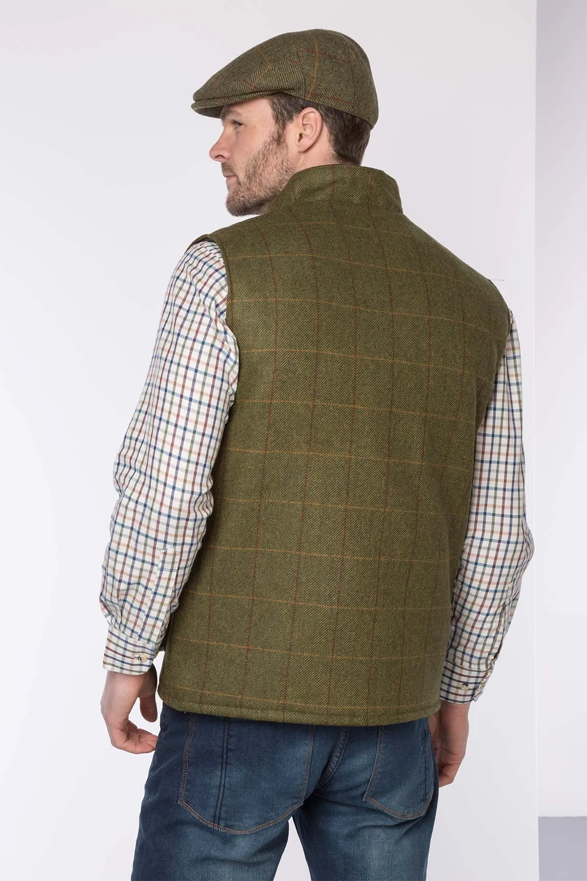 Men's Tweed Gilet - Derby Tweed