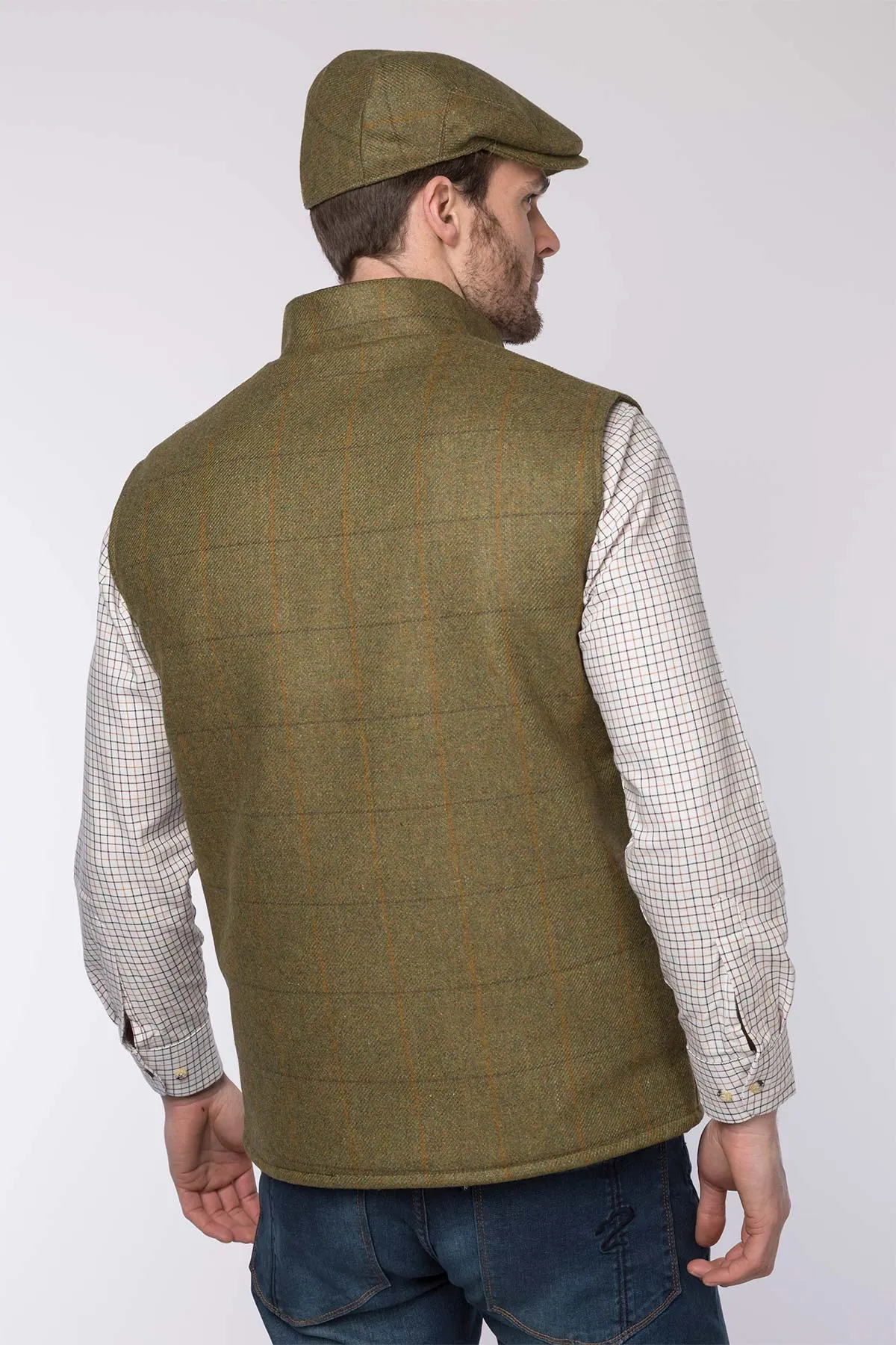 Men's Tweed Gilet - Derby Tweed