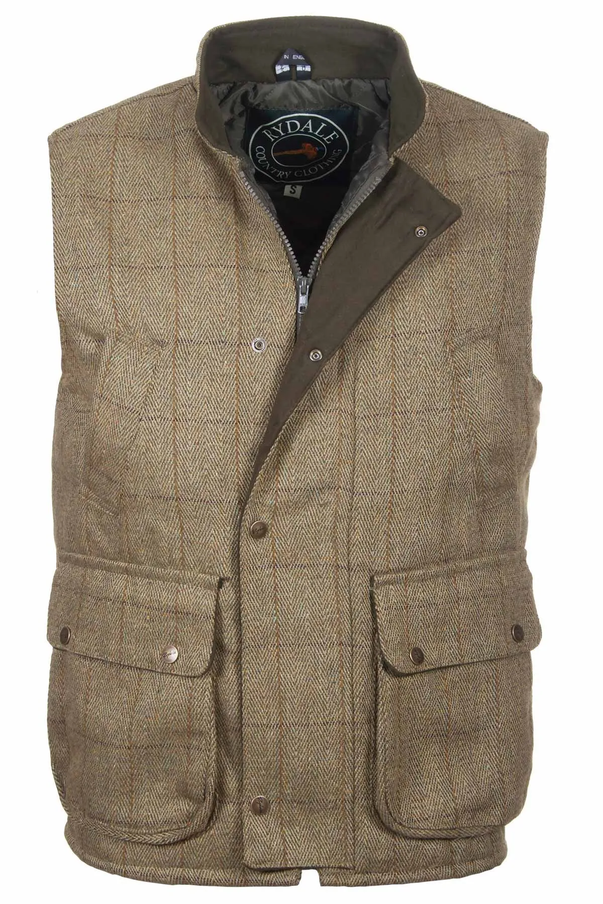 Men's Tweed Gilet - Derby Tweed