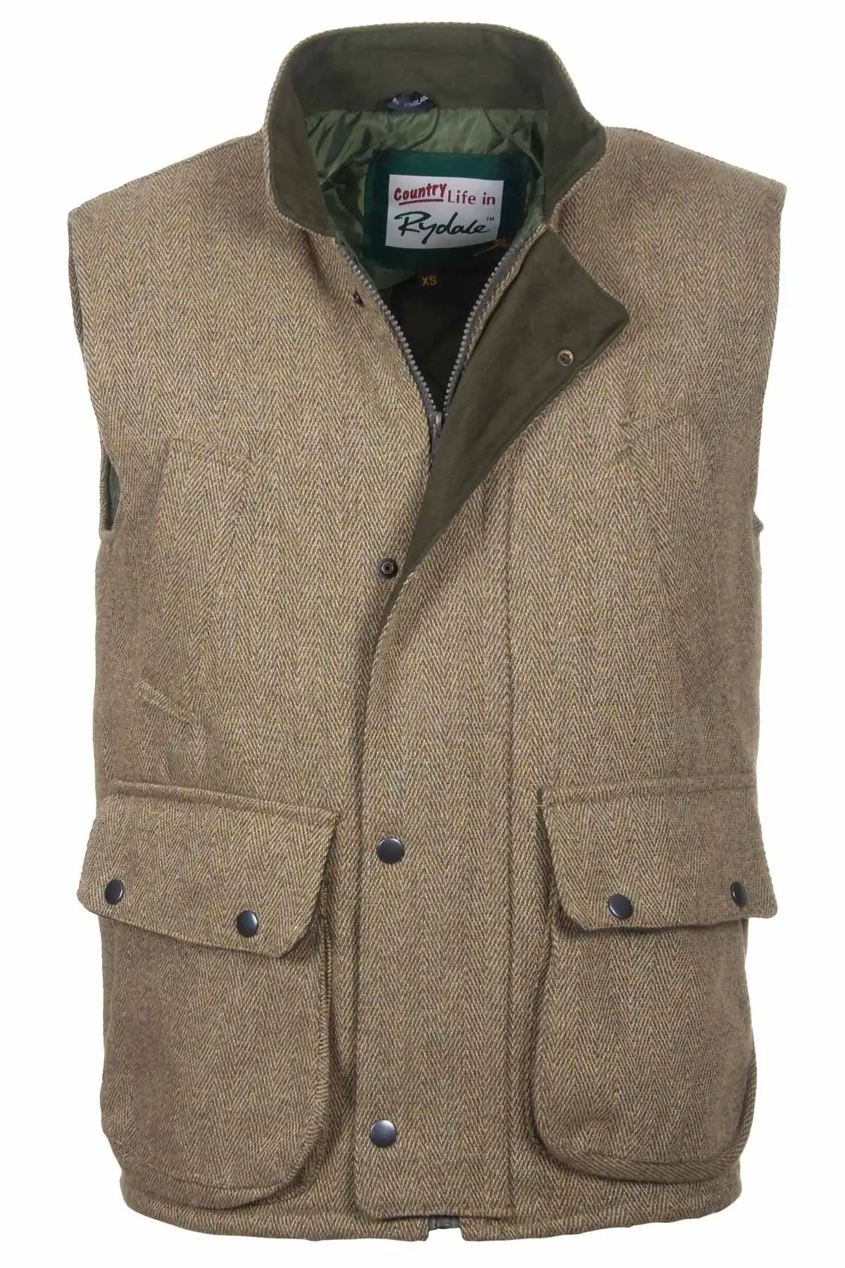 Men's Tweed Gilet - Derby Tweed