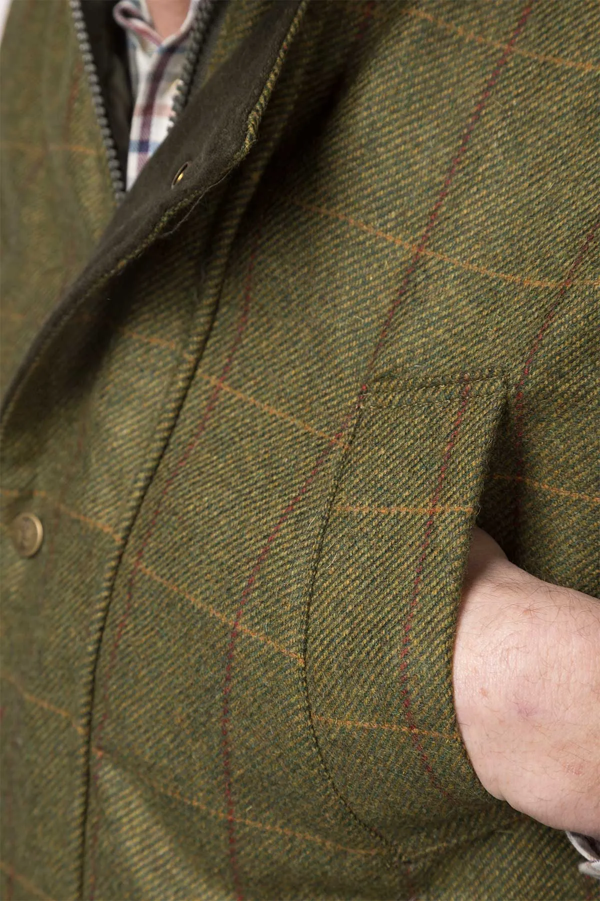 Men's Tweed Gilet - Derby Tweed