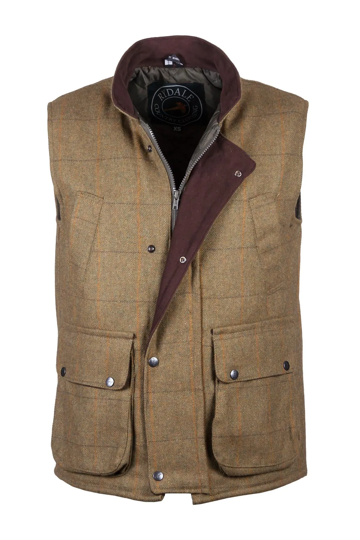 Men's Tweed Gilet - Derby Tweed