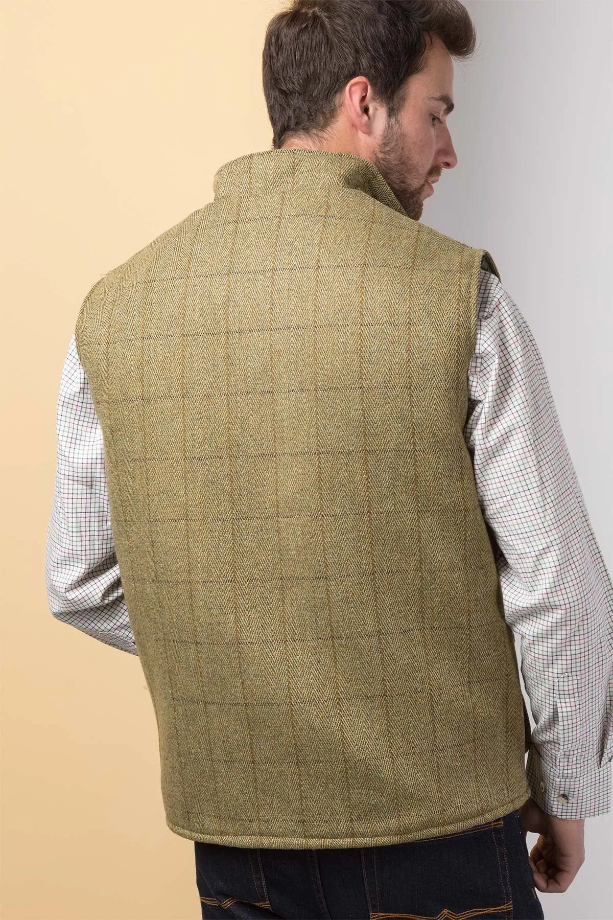 Men's Tweed Gilet - Derby Tweed