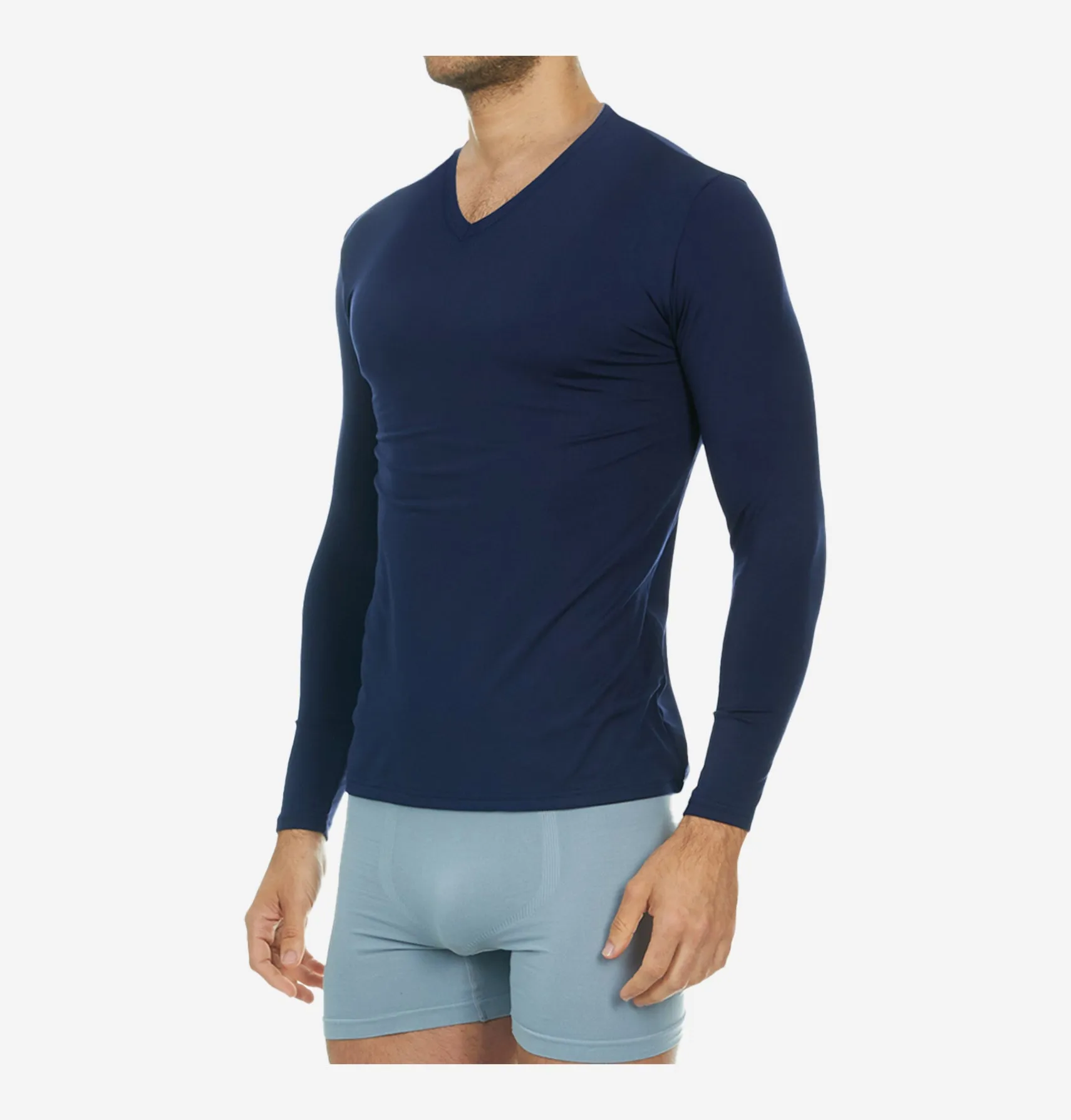 Men's V-Neck Thermal Top