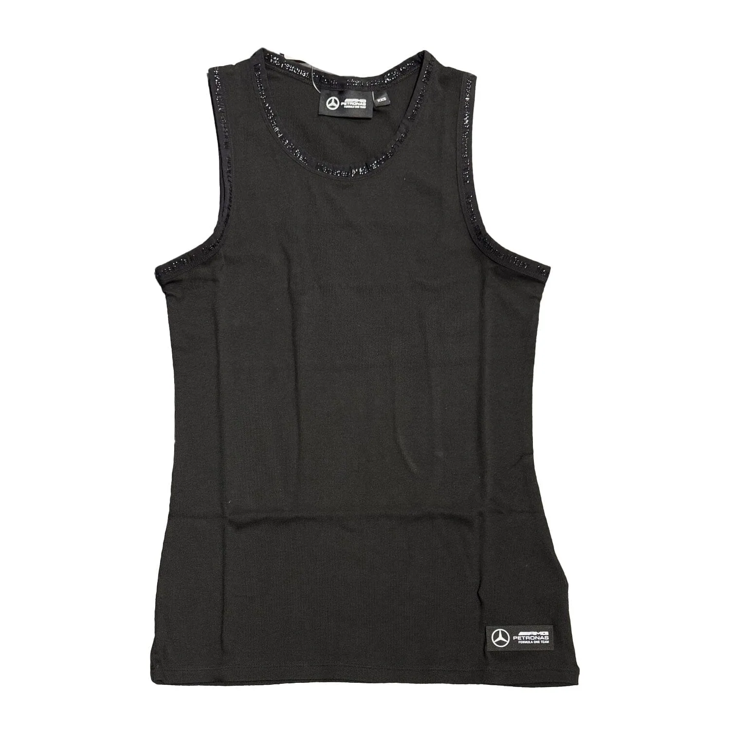 Mercedes AMG Petronas F1 Women's Logo Vest - Black