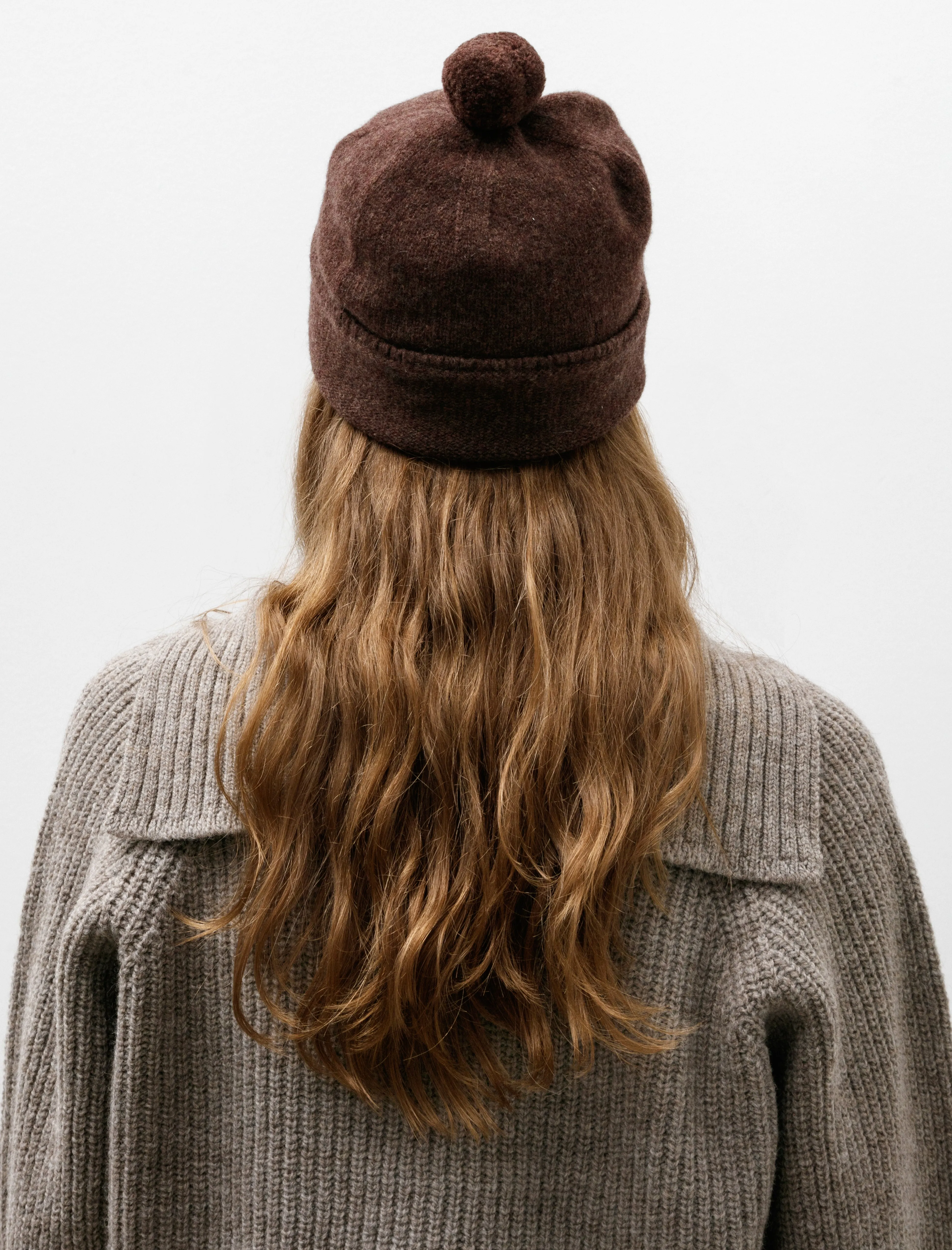 MHL Felted Hat Lambswool Chestnut