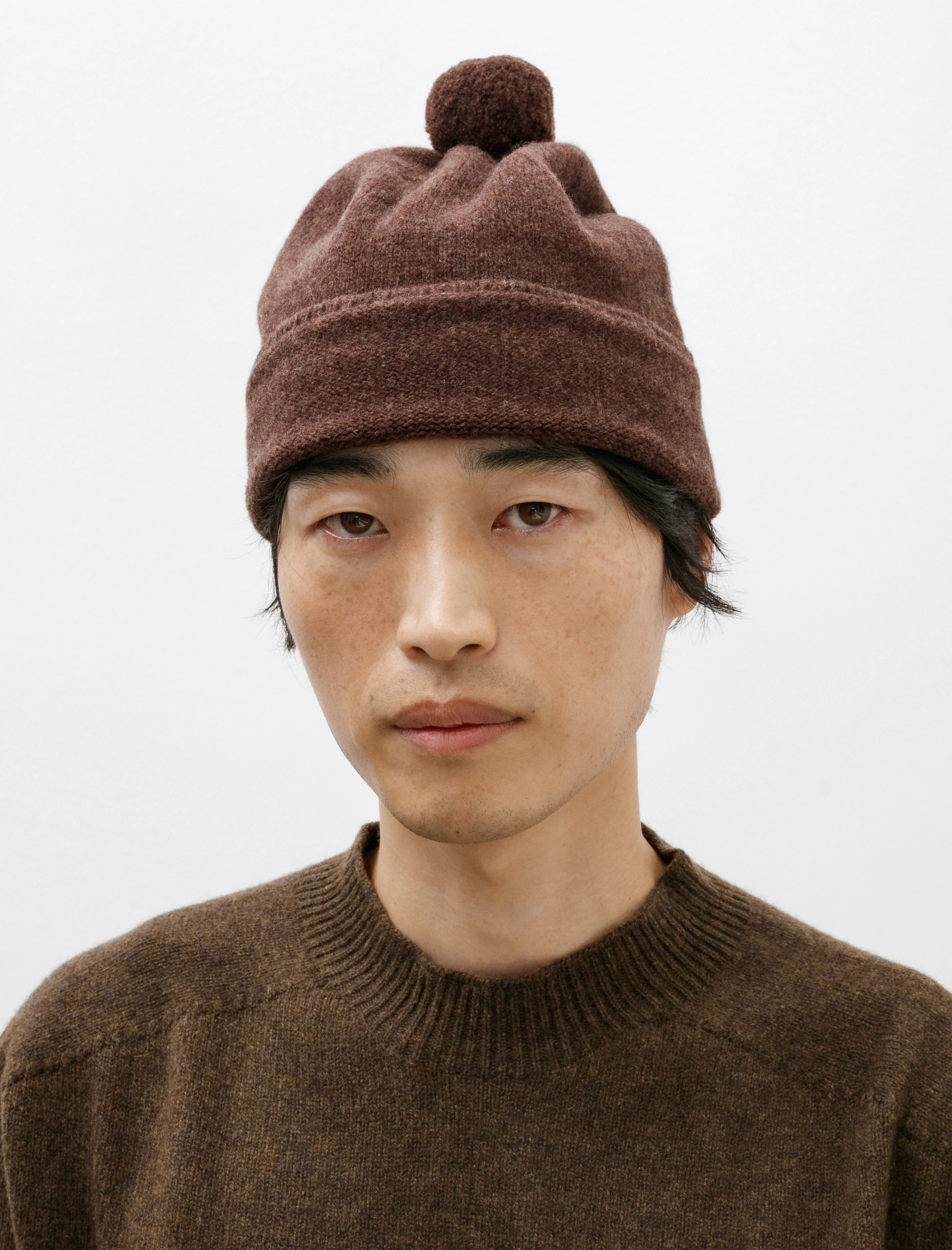 MHL Felted Hat Lambswool Chestnut