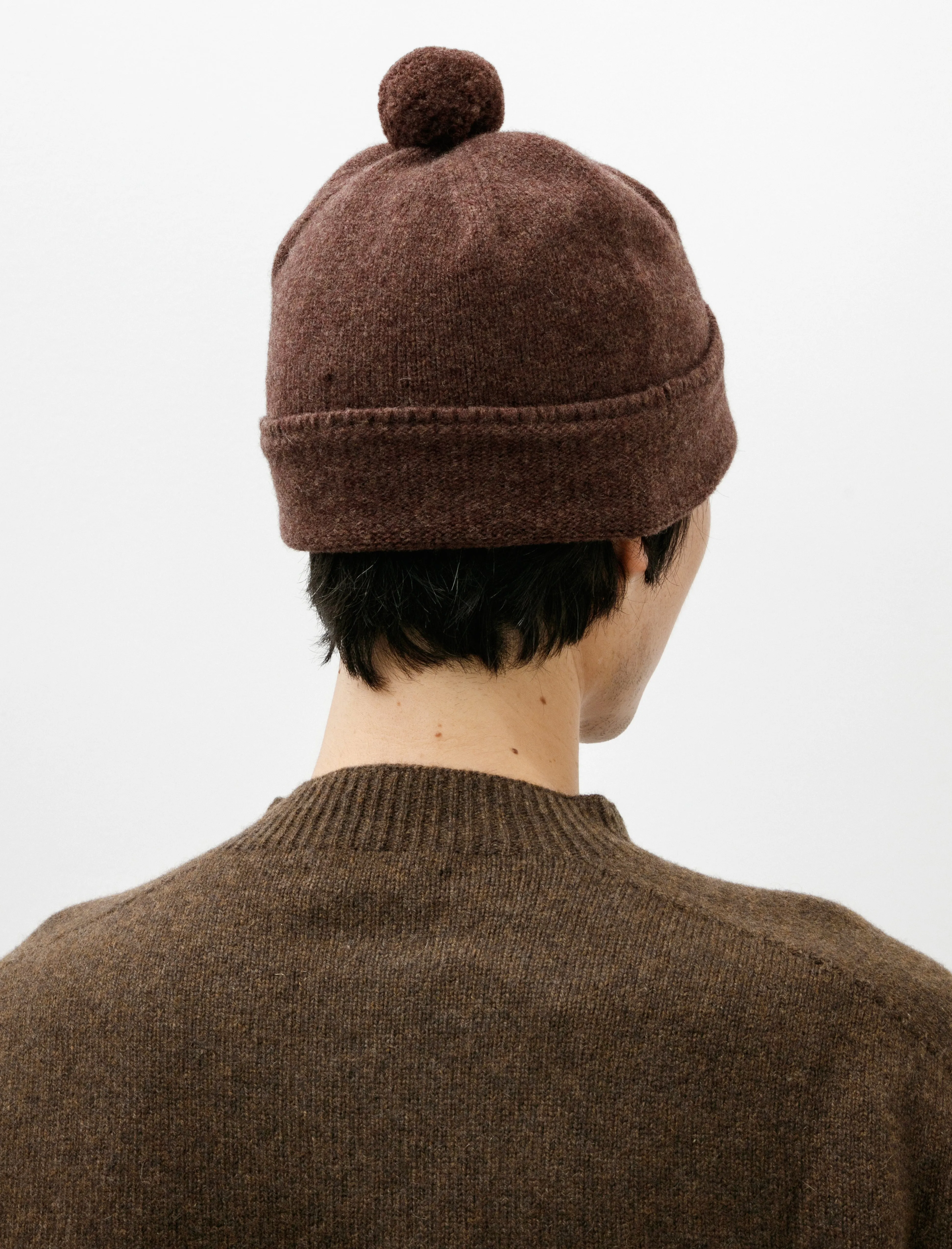 MHL Felted Hat Lambswool Chestnut