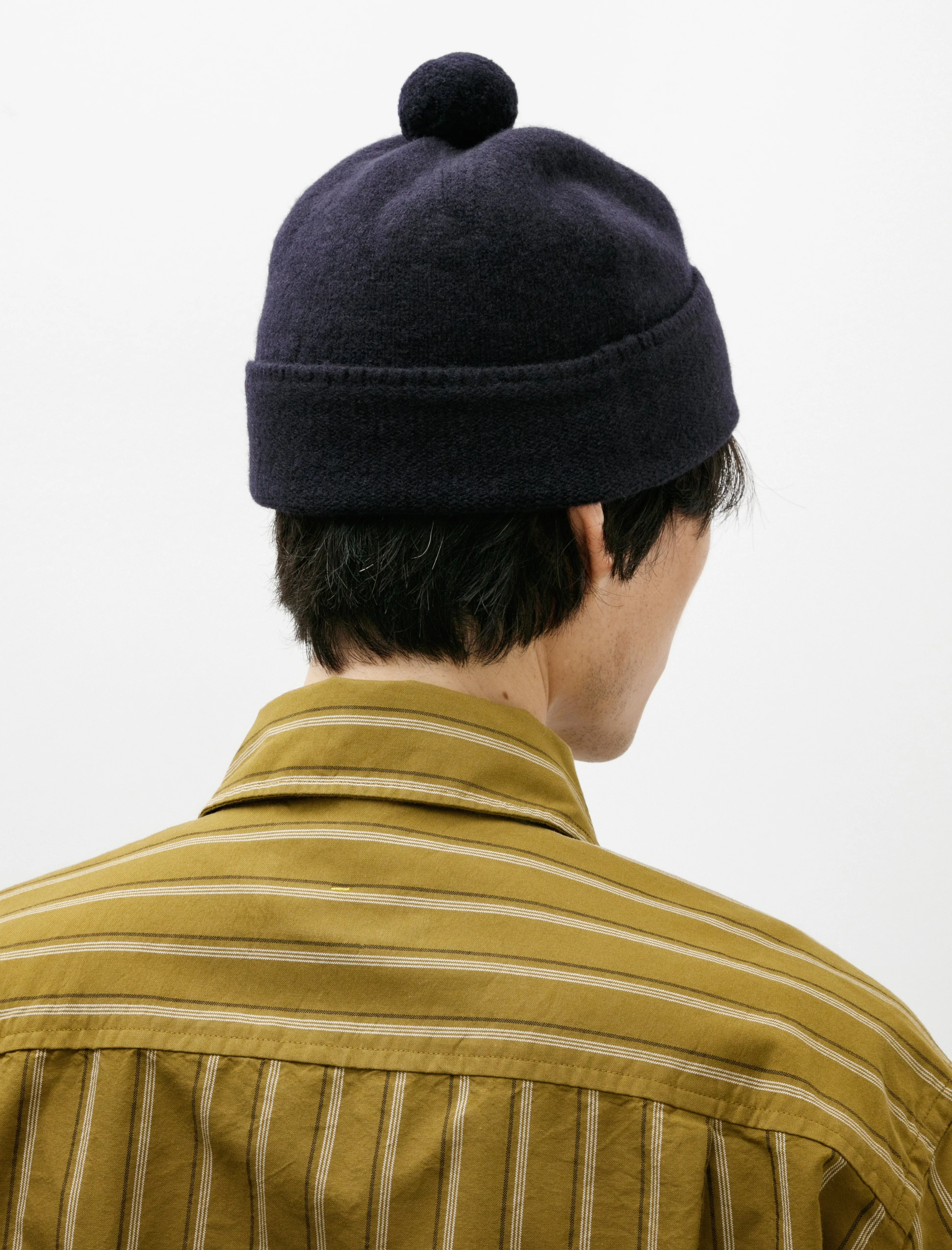 MHL Felted Hat Lambswool Navy