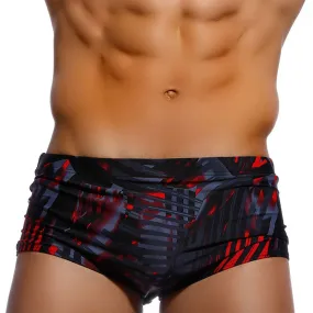 Multicolor Printed Push-Padded Boxer