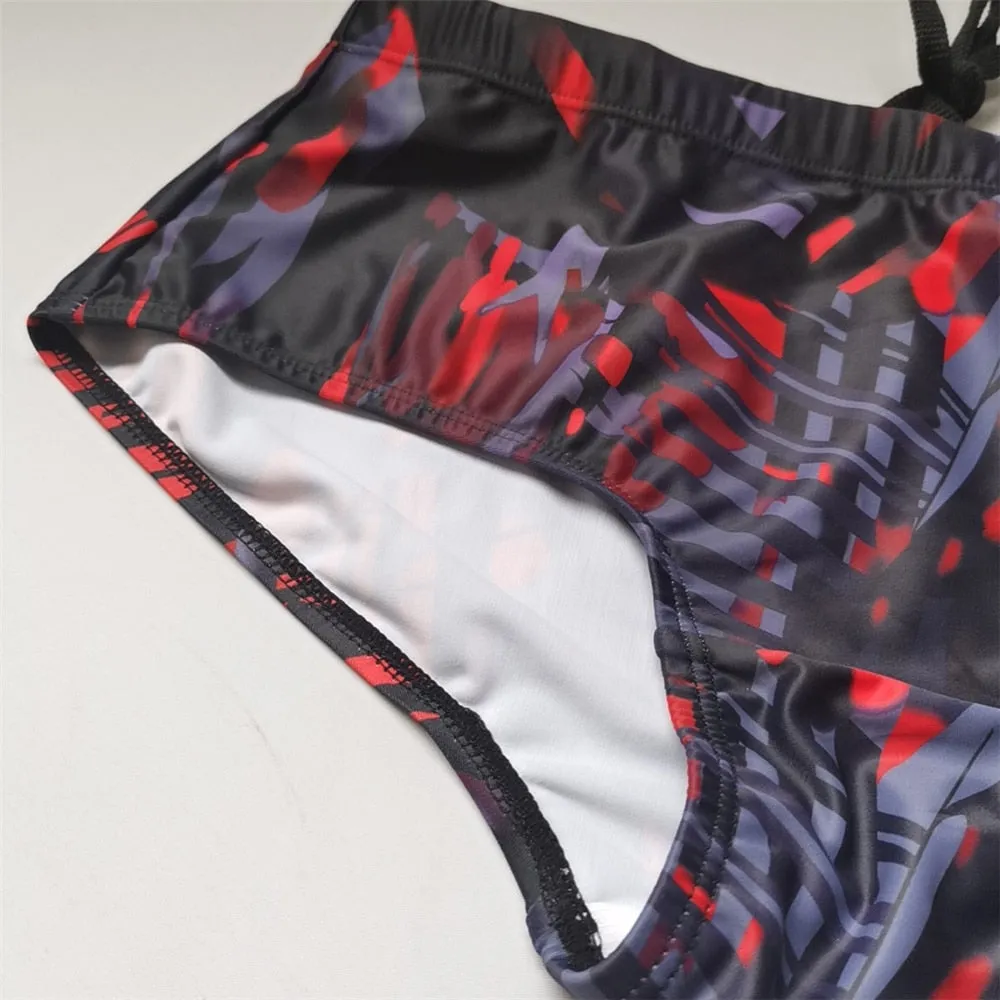 Multicolor Printed Push-Padded Boxer