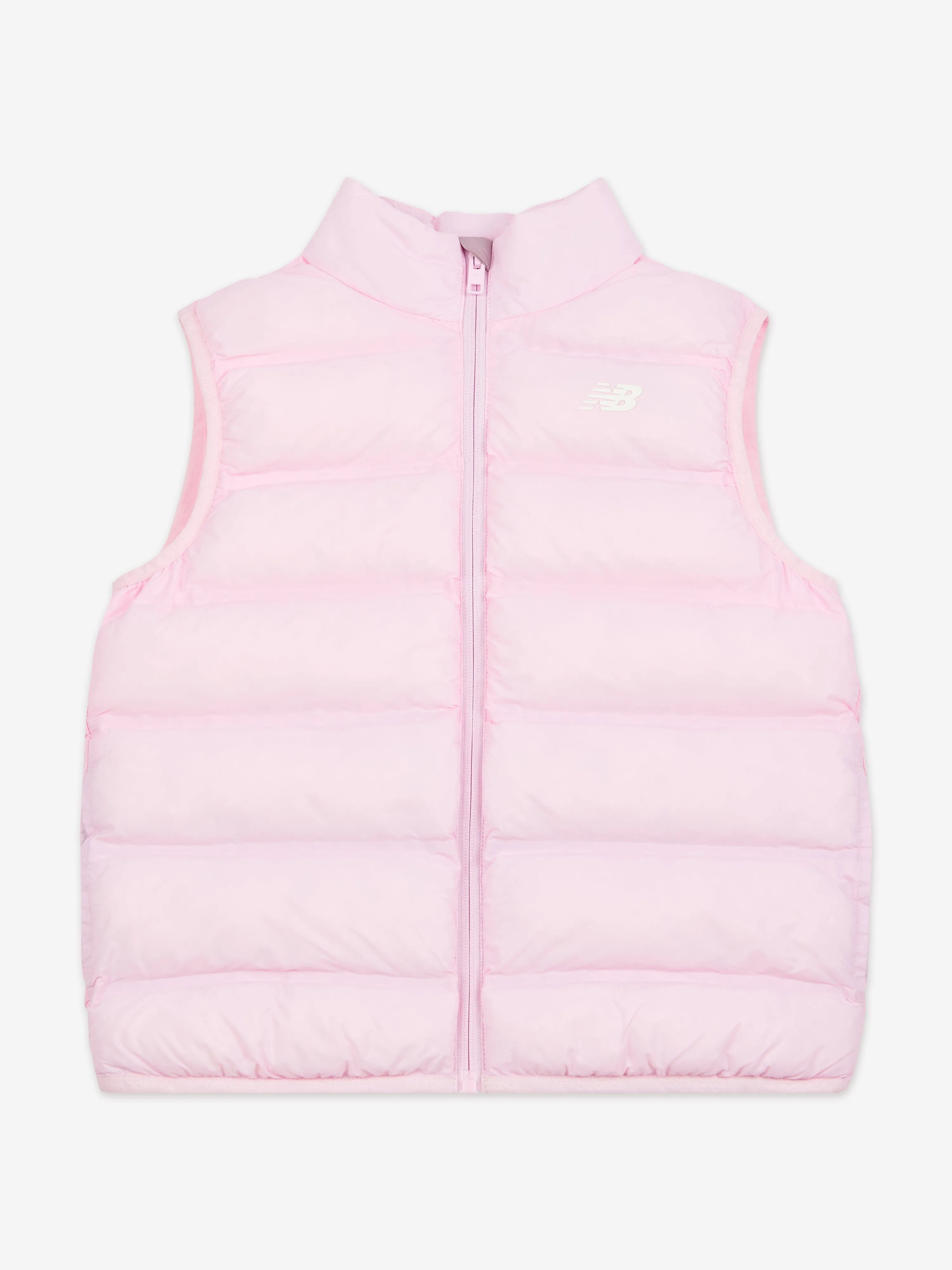 New Balance Girls Bond Quilted Gilet in Pink