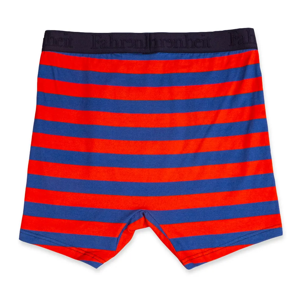 Newman Boxer Brief | Rugby Stripe Blue/Red