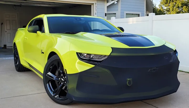 NoviStretch™ 6th Gen Camaro Front Bumper Mask / Mirror Cover Bundle