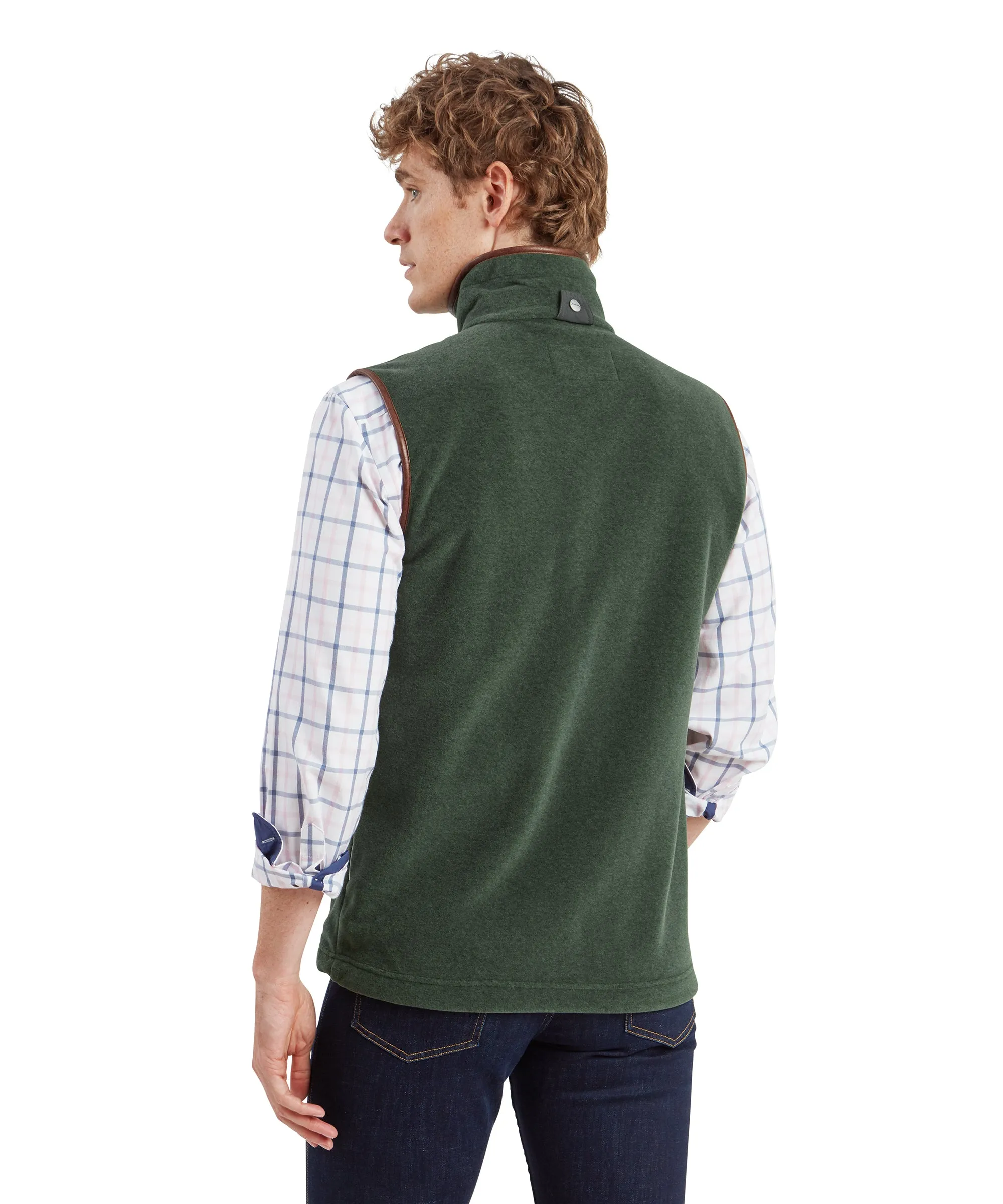 Oakham Fleece Gilet - Cedar Green