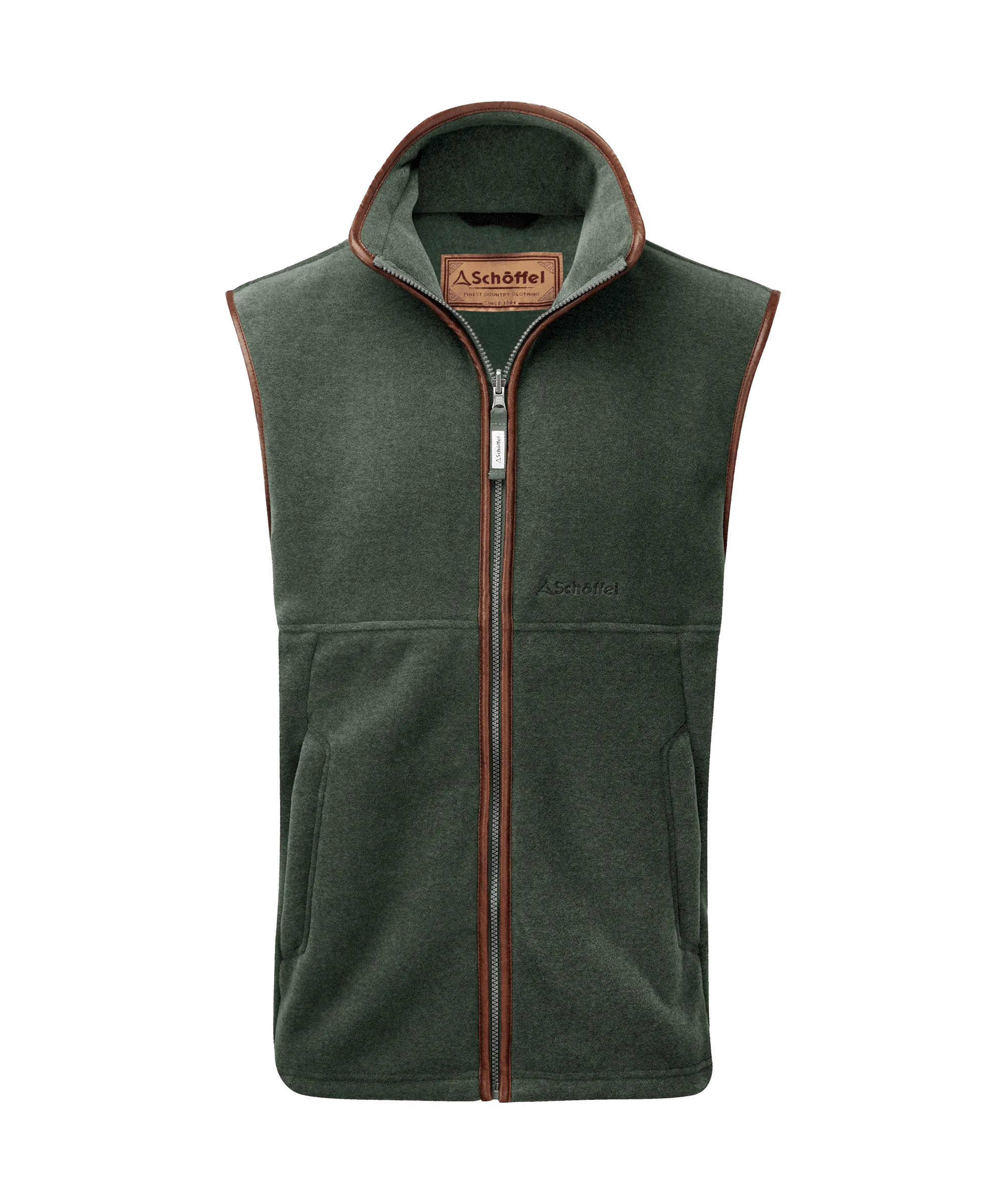 Oakham Fleece Gilet - Cedar Green