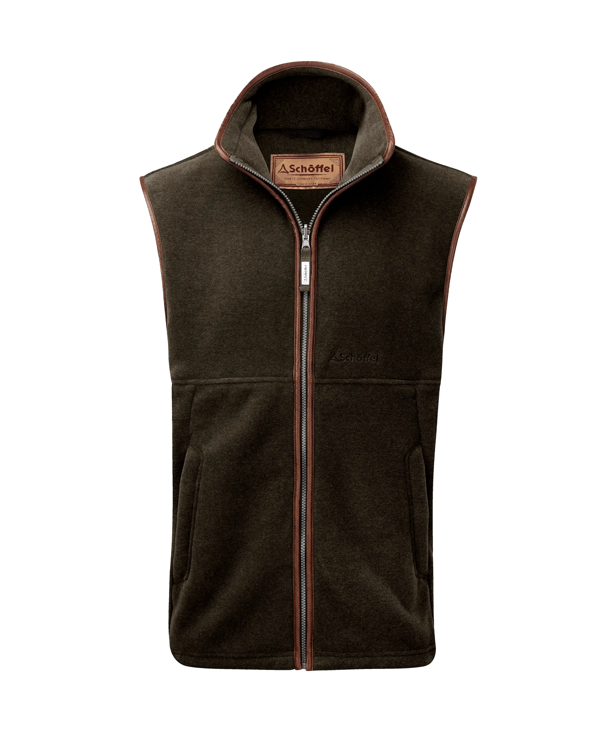 Oakham Fleece Gilet - Dark Olive