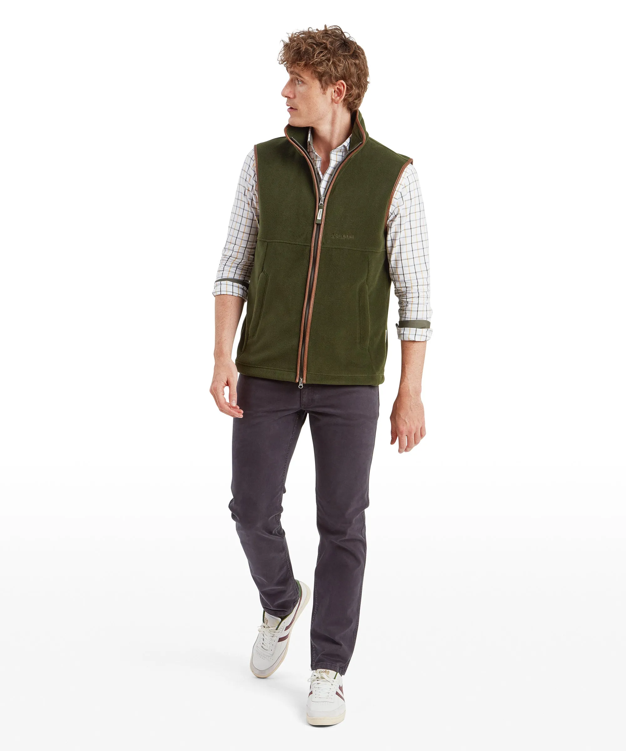 Oakham Fleece Gilet - Forest