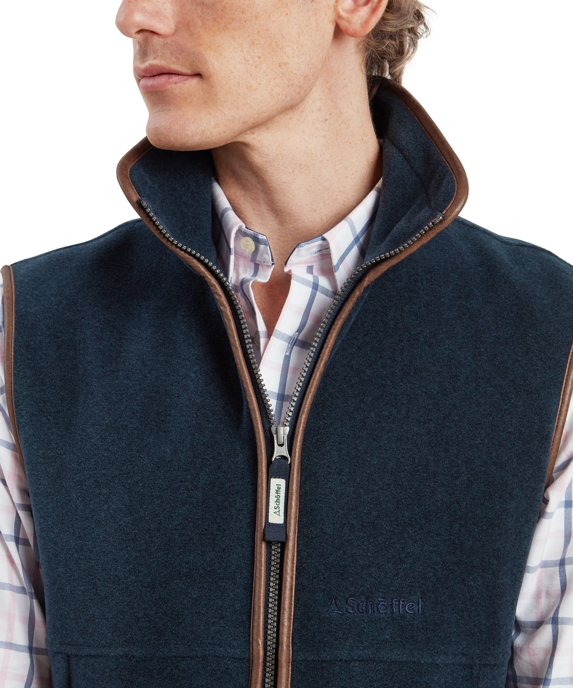 Oakham Fleece Gilet - Petrol Blue