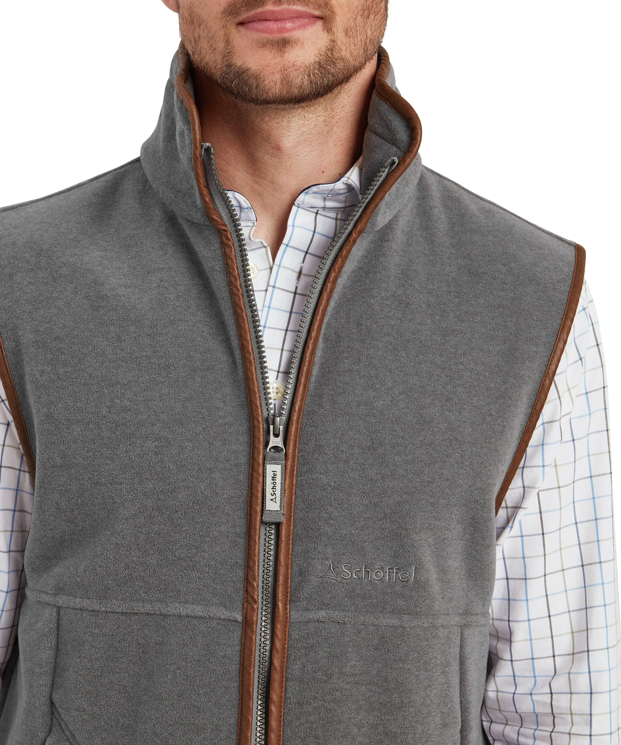 Oakham Fleece Gilet - Pewter