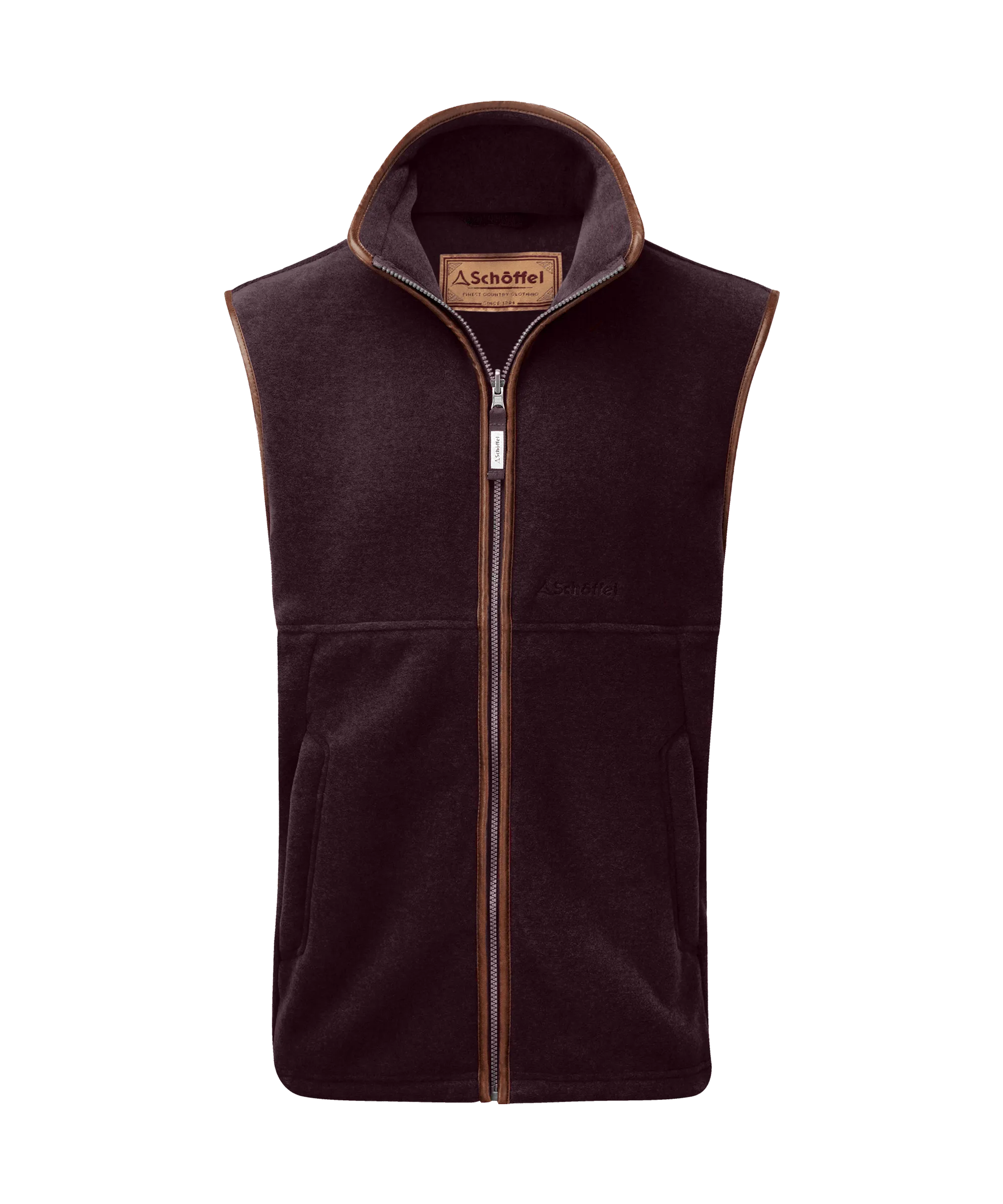 Oakham Fleece Gilet - Port