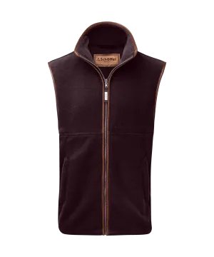 Oakham Fleece Gilet - Port