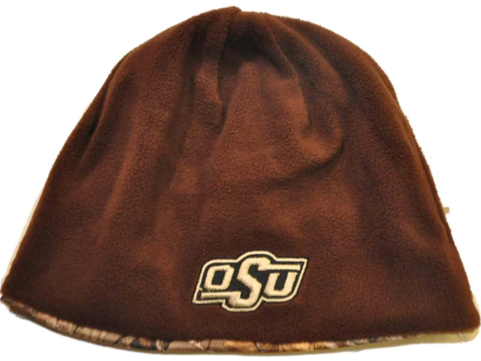 Oklahoma State Cowboys TOW Camo Brown Trap 1 Reversible Knit Beanie Hat Cap