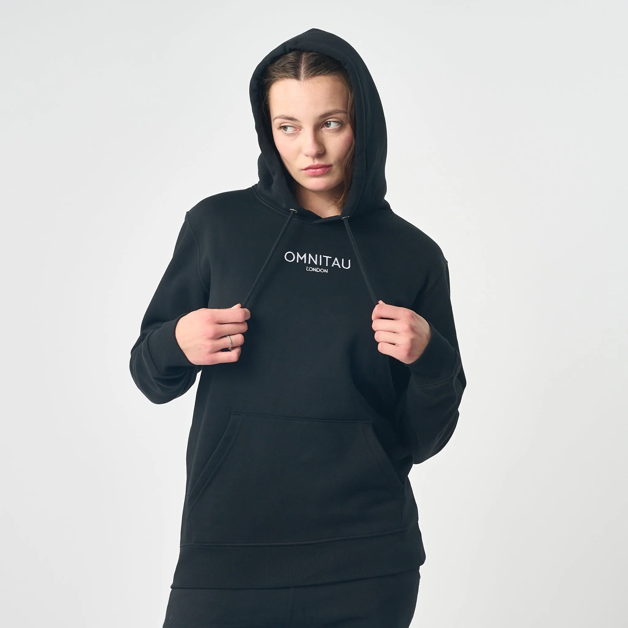 Omnitau Women's Soho Organic Cotton Heavyweight Hoodie - Black