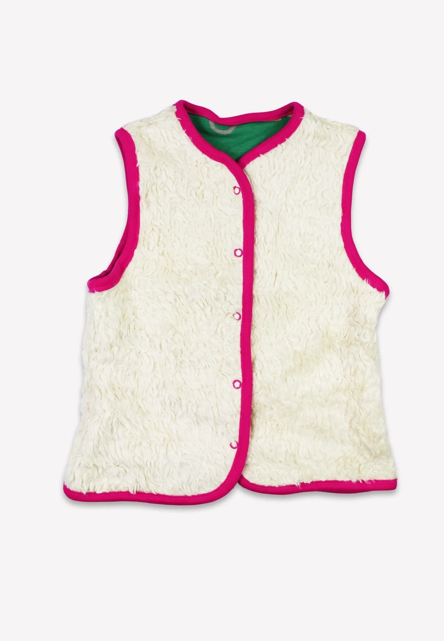 Organic Kitten Print Reversible Gilet