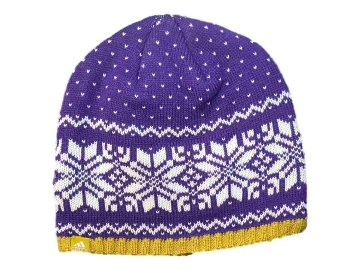 Orlando City SC Adidas Purple Snowflake Pattern Acrylic Knit Beanie Hat Cap