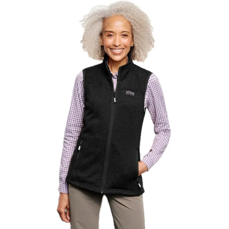 Orvis Ladies Recycled Sweater Fleece Gilet - Black