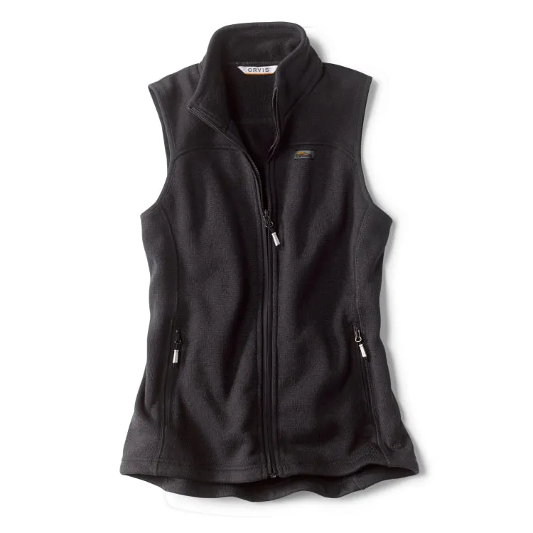 Orvis Ladies Recycled Sweater Fleece Gilet - Black