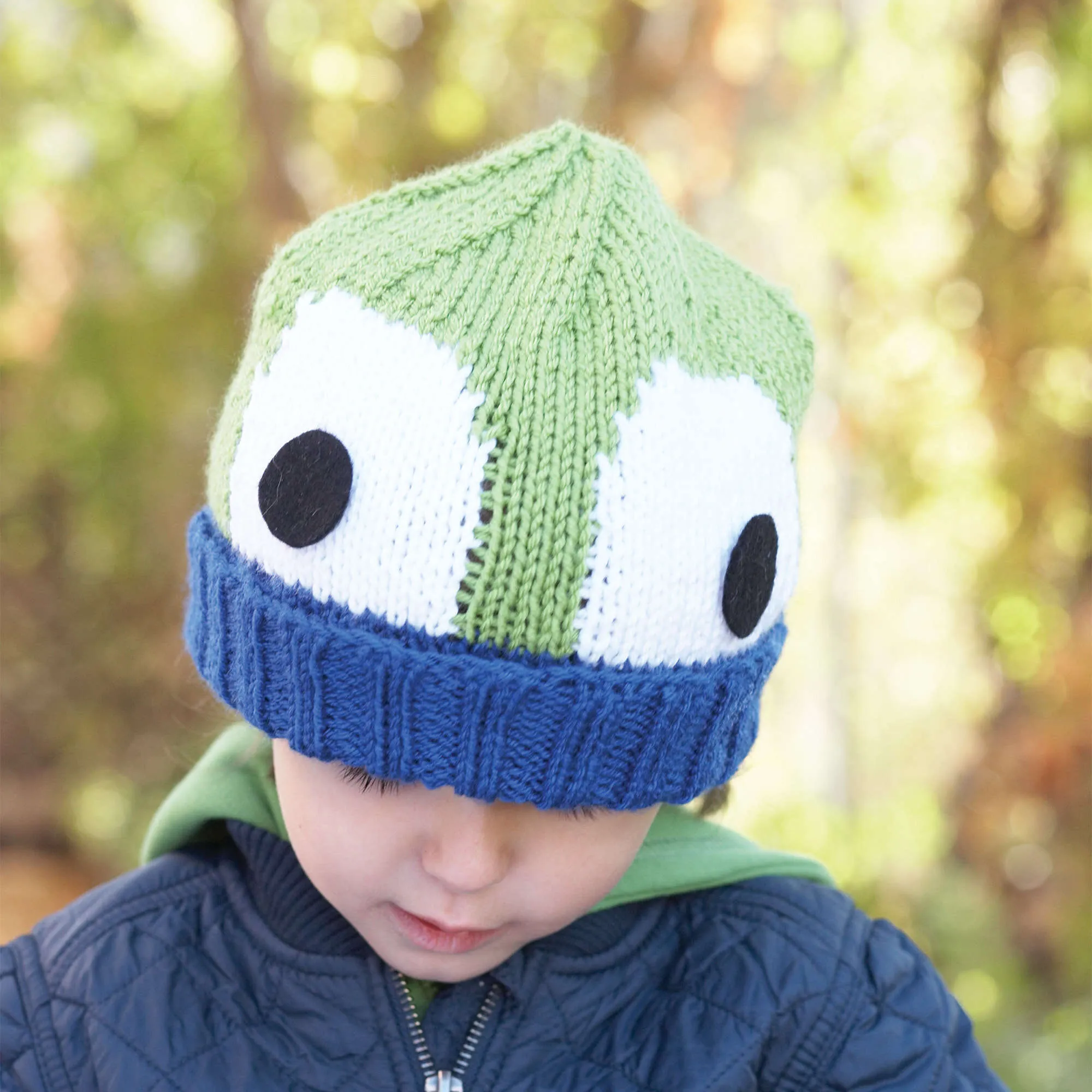 Patons Knit Peek-A-Boo! Hat