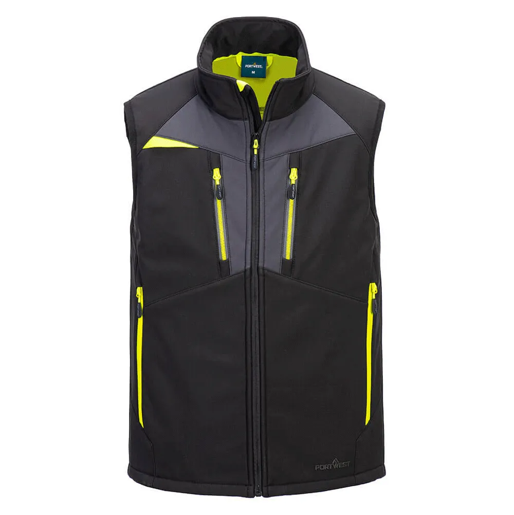 Portwest DX476 DX4 Water Resistant Softshell Bodywarmer Gilet