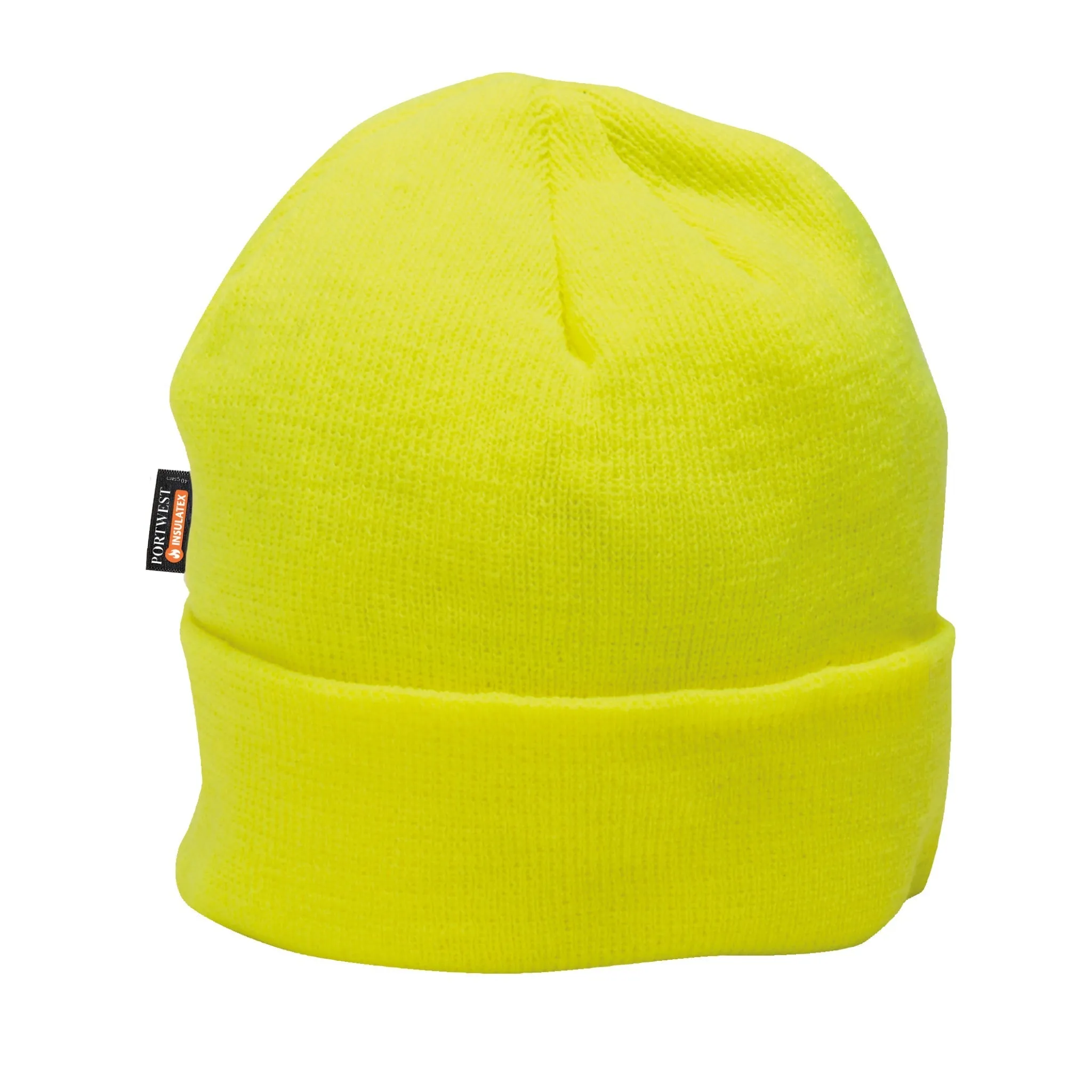 PORTWEST® Hi Vis Thermal Wool Beanie Winter Hat - Insulatex Lining - B013