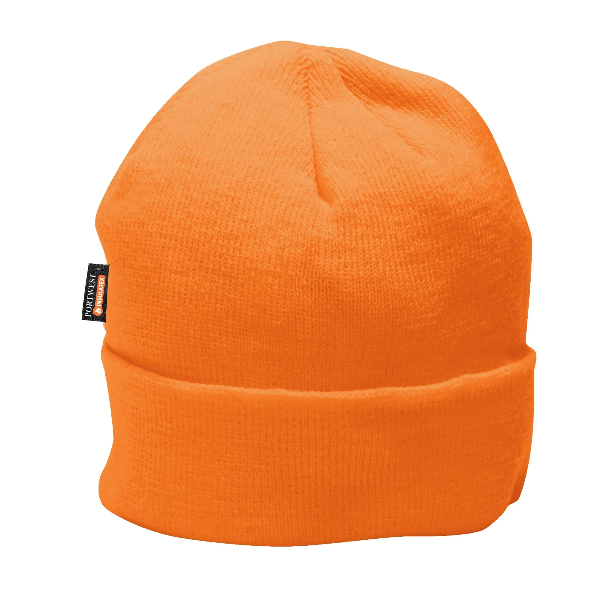 PORTWEST® Hi Vis Thermal Wool Beanie Winter Hat - Insulatex Lining - B013