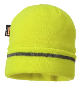 Portwest Reflective Trim Knit Cap Insulatex Lined #B023