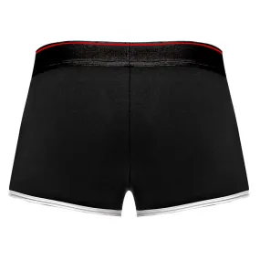 Retro Sport Panel Short - Large - Black/ Red