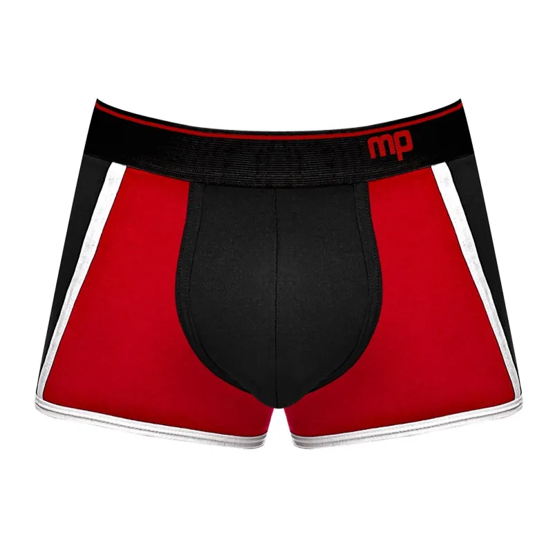 Retro Sport Panel Short - Large - Black/ Red