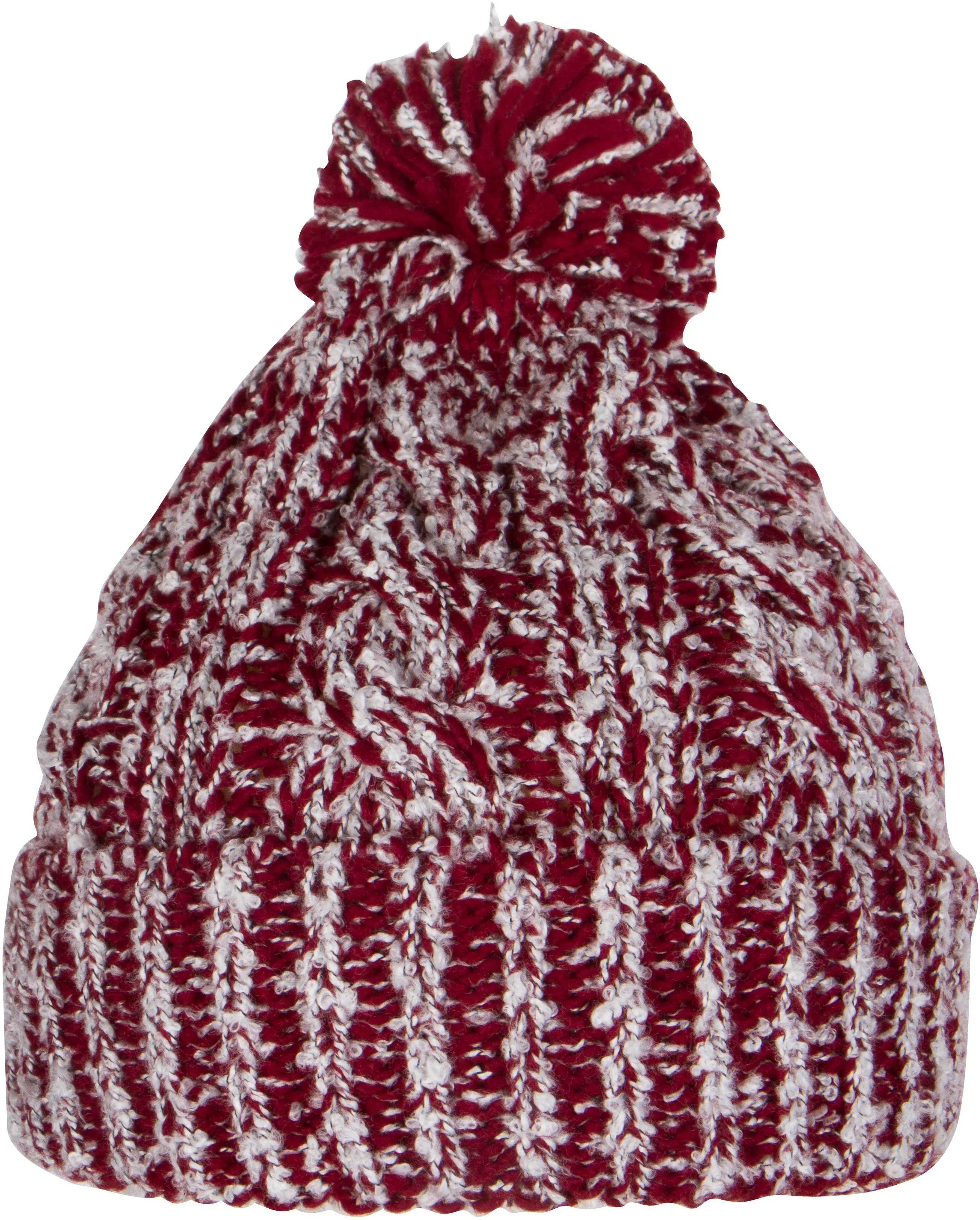 Sakkas Greer Unisex Heathered Textured Knit Pom Pom Beanie Hat