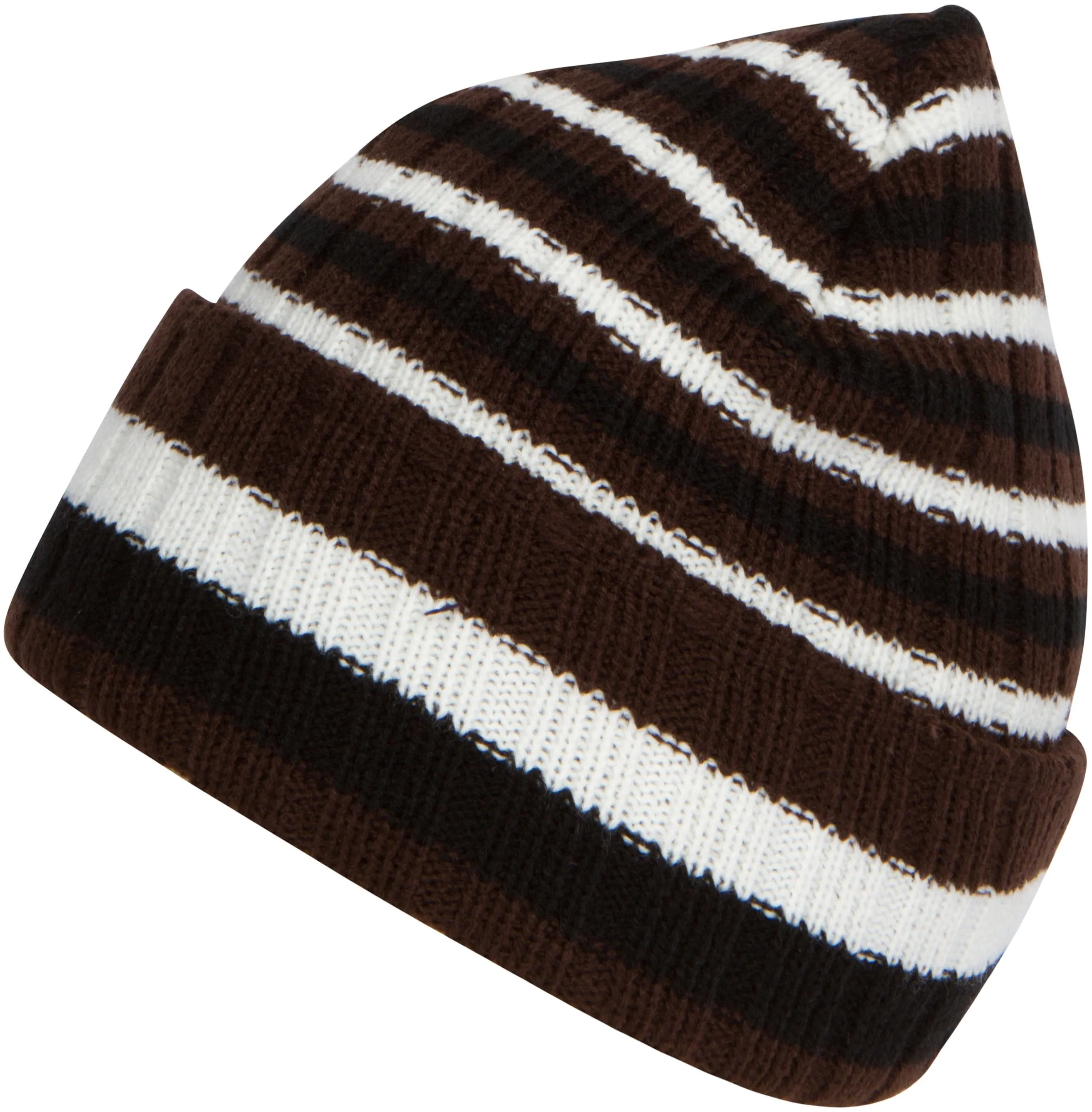 Sakkas Sam Unisex Ribbed Stripe Beanie Cap