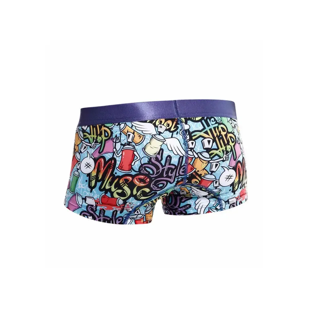 Sexy Multi-colored Male Boxer with Elastic Waistline