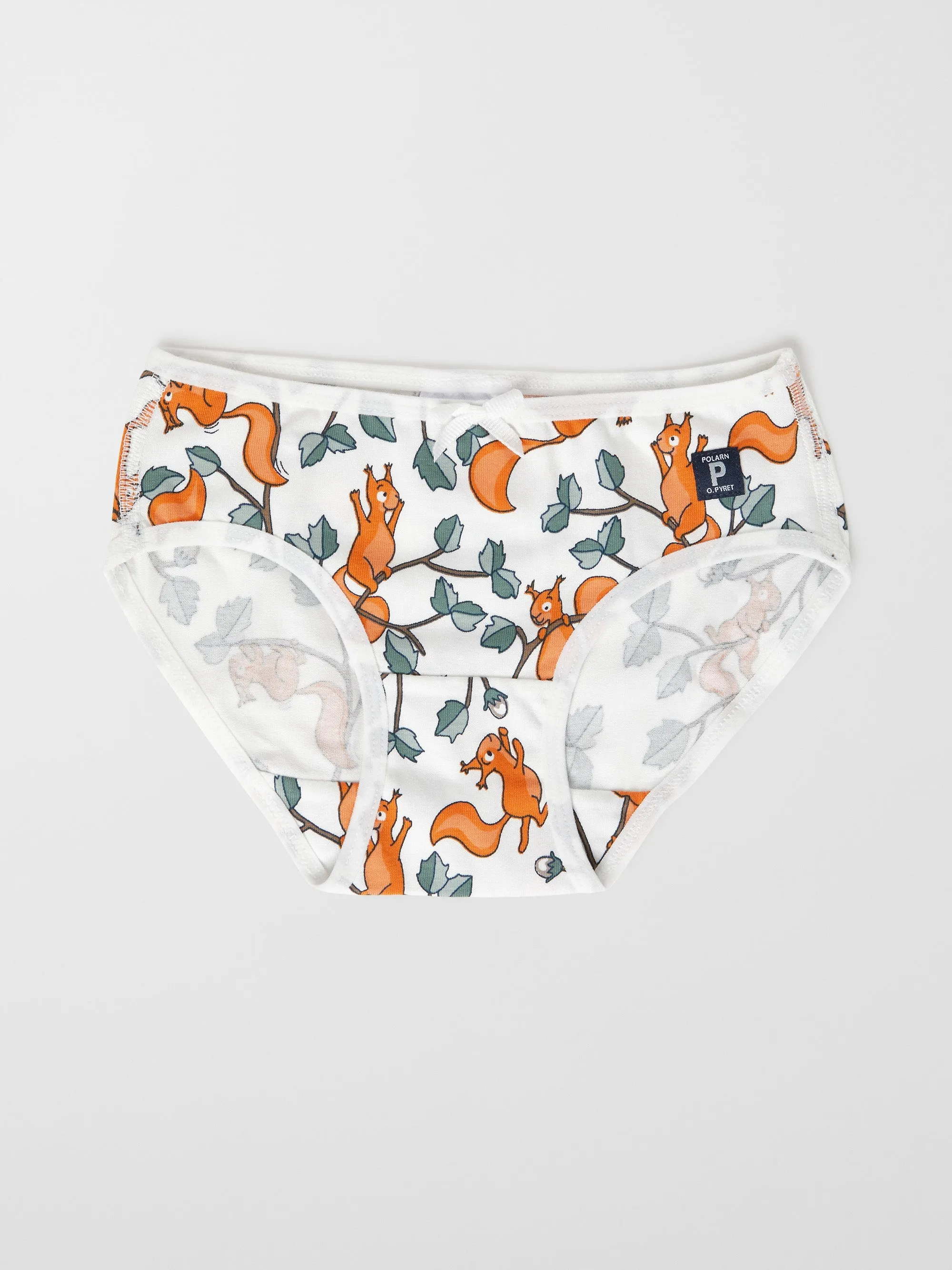 Squirrel Print Girls Briefs