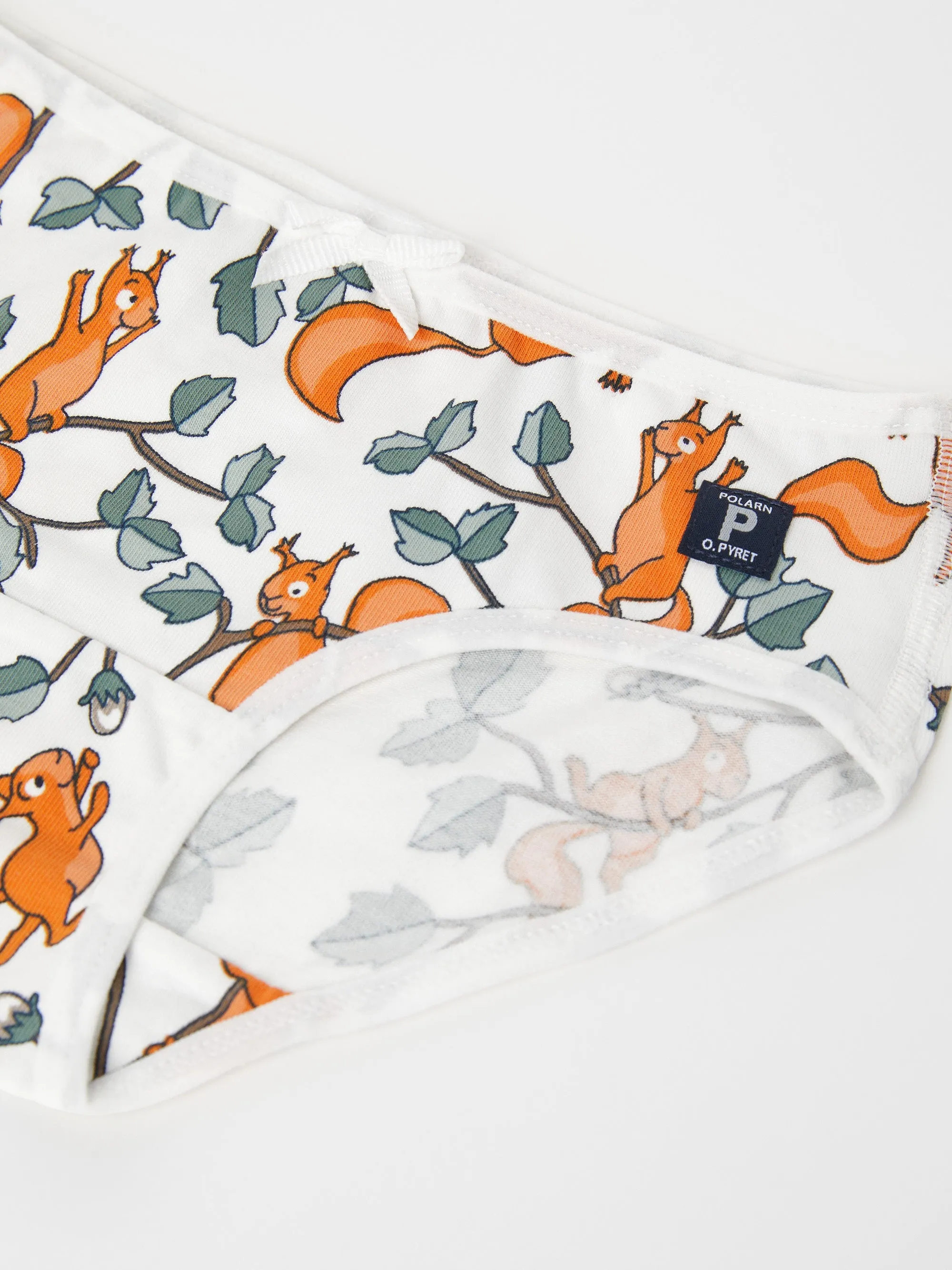 Squirrel Print Girls Briefs