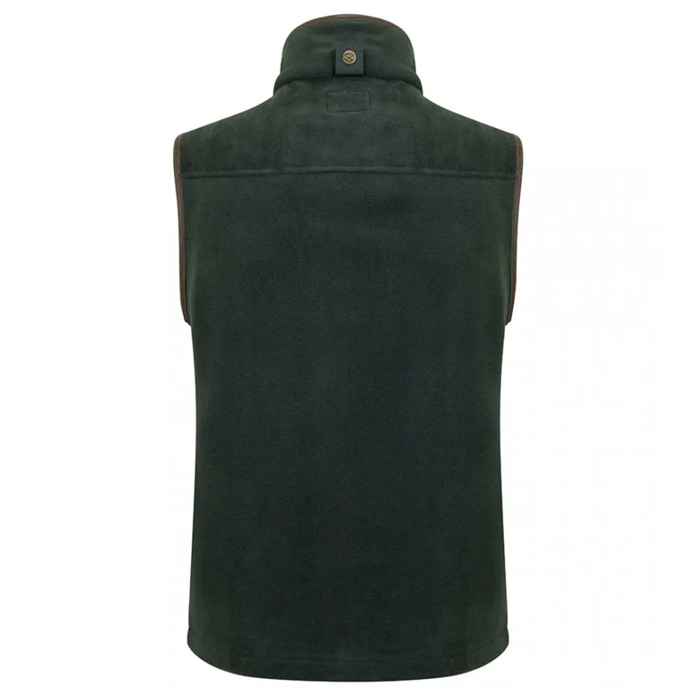 Stenton Technical Fleece Gilet Pine Green by Hoggs of Fife