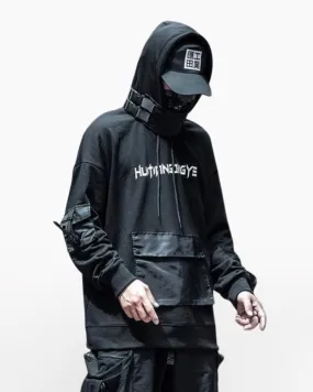 Techwear Hoodie with a Front Pocket